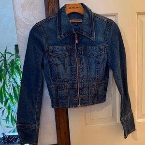 Bebe Classic Blue Jean Jacket